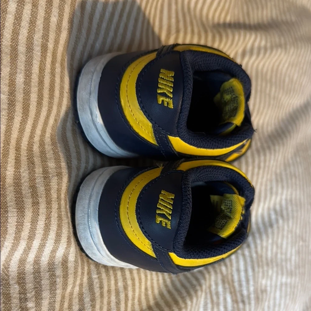 Nike Kids Yellow and Blue Sneakers - Picture 3 of 3